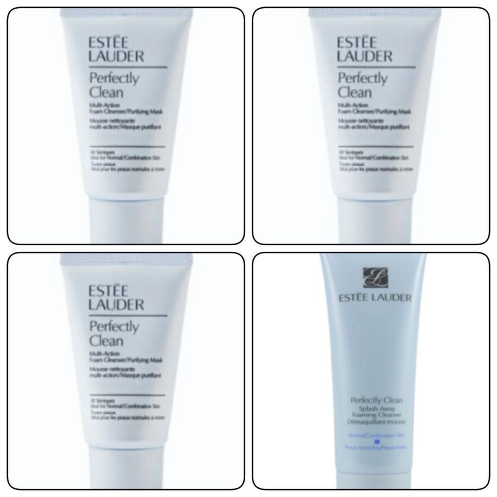 Estee Lauder Perfectly Clean Lot of 4 Products Unused